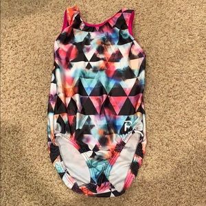 Plum gymnastics leotard